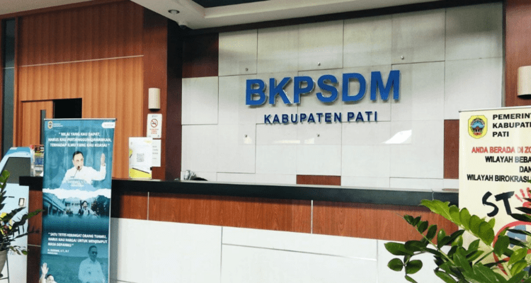 Foto : Kantor BKPSDM Kabupaten Pati. (Sumber. Mitrapost.com/ Ilham)