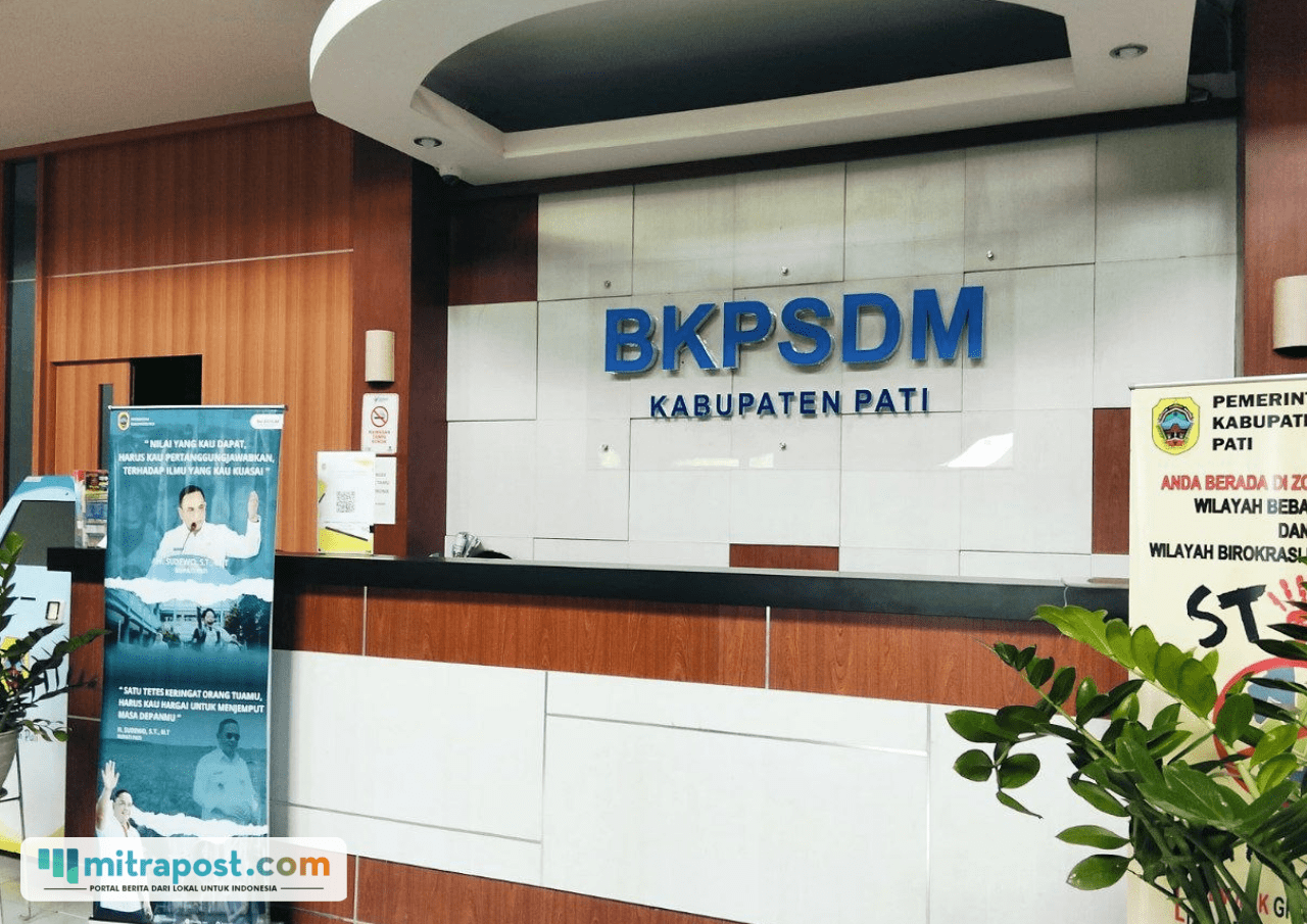 Foto : Kantor BKPSDM Kabupaten Pati. (Sumber. Mitrapost.com/ Ilham)
