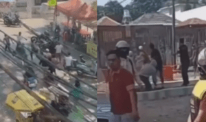 bentrokan di Menteng/tangkap layar bentrokan di Menteng/tangkap layar