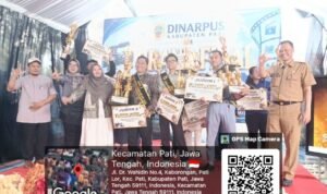 Foto : Jajaran pemenang lomba video konten literasi tingkat Kabupaten Pati. (Dok. Dinarpus Kabupaten Pati)