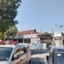 Foto : Proyek Renovasi RSUD Soewondo Pati dari luar pagar. (Sumber. Mitrapost.com/ Ilham)