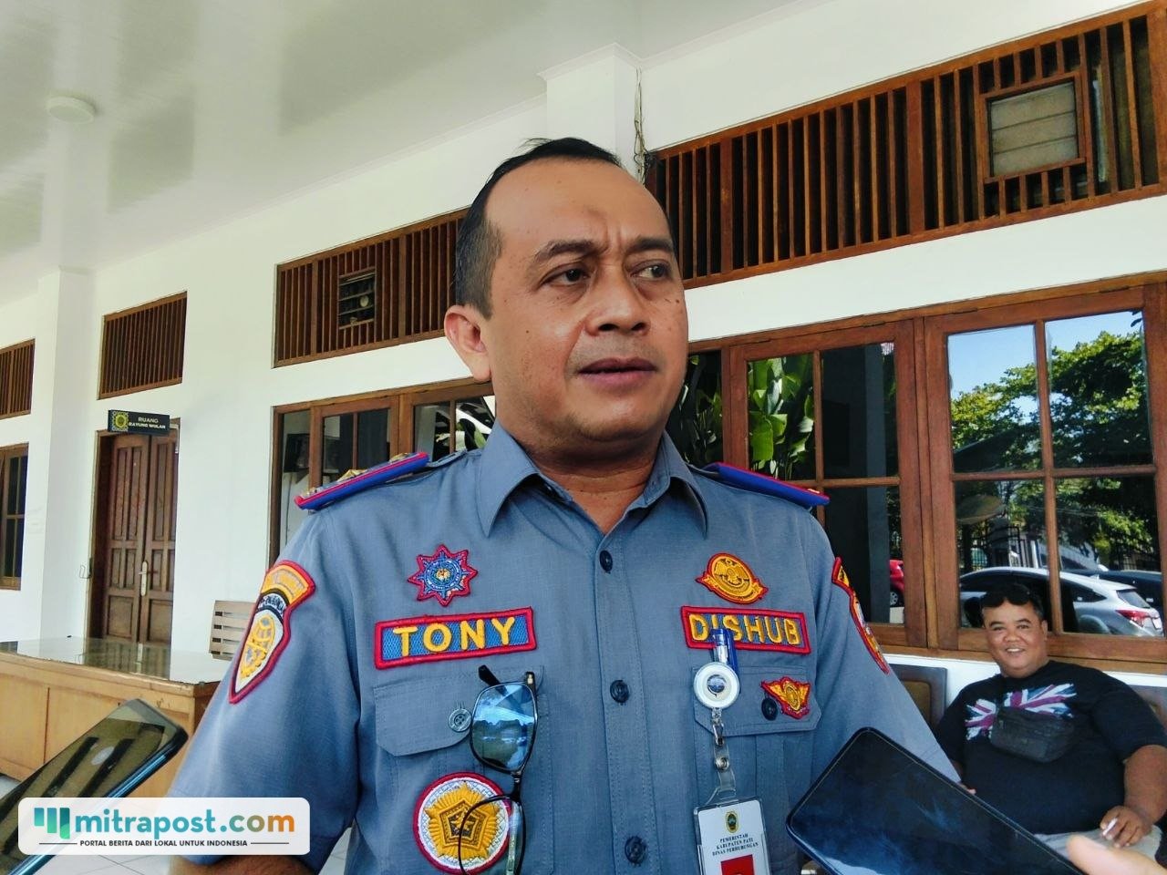 Foto : Kepala Dishub Kabupaten Pati, Tony Romas Indarta. (Sumber. Mitrapost.com/ Ilham)