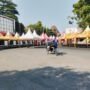 Foto : Persiapan Pekan Kreasi Pati di Alun-alun Simpang Lima Pati, pada Rabu (29/07/2026). (Sumber. Mitrapost.com/ Ilham)