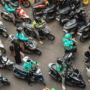 Ilustrasi driver ojol/istock