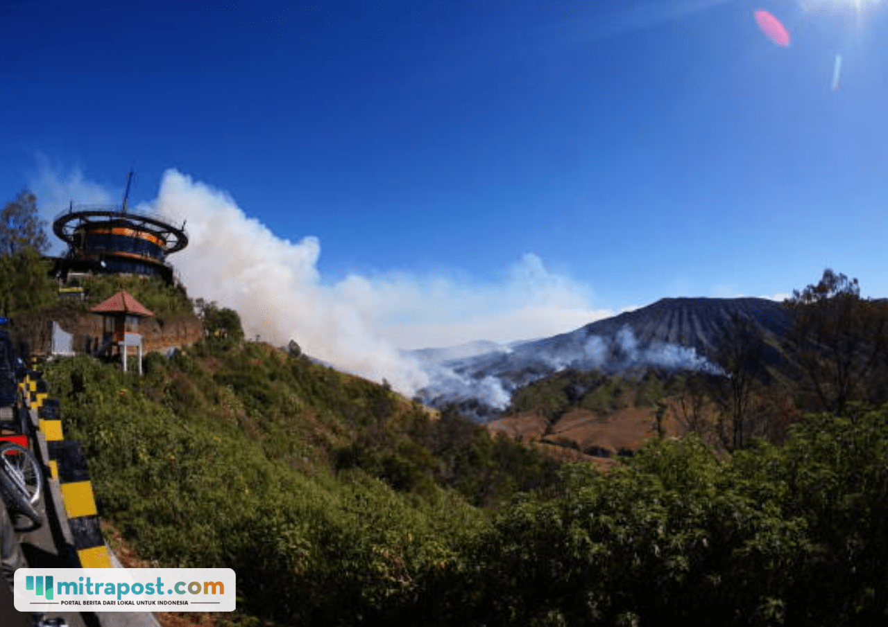 Kawasan Bromo Kembali Alami Kebakaran Hutan, Nyaris Merambat ke Puncak B29