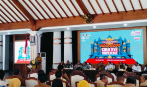 Foto : Kegiatan Jateng Creative Forum di Pendopo Kabupaten Pati, Senin (3/8/2026) siang. (Sumber. Mitrapost.com/ Ilham)