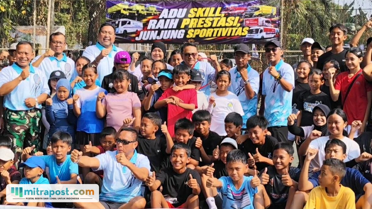 Foto : Ratusan petenis muda dari berbagai daerah mengikuti Ajang Sirkuit Nasional (Sirnas) Tenis Junior di Lapangan Tenis Bakorwil Pati, Senin (24/08/2026). (Dok. Humas Pemkab Pati)