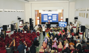 Foto : Siswa Sekolah Rakyat rintisan berada di aula Sentra Margo Laras Pati, belum lama ini. (Sumber. Mitrapost.com/ Ilham)