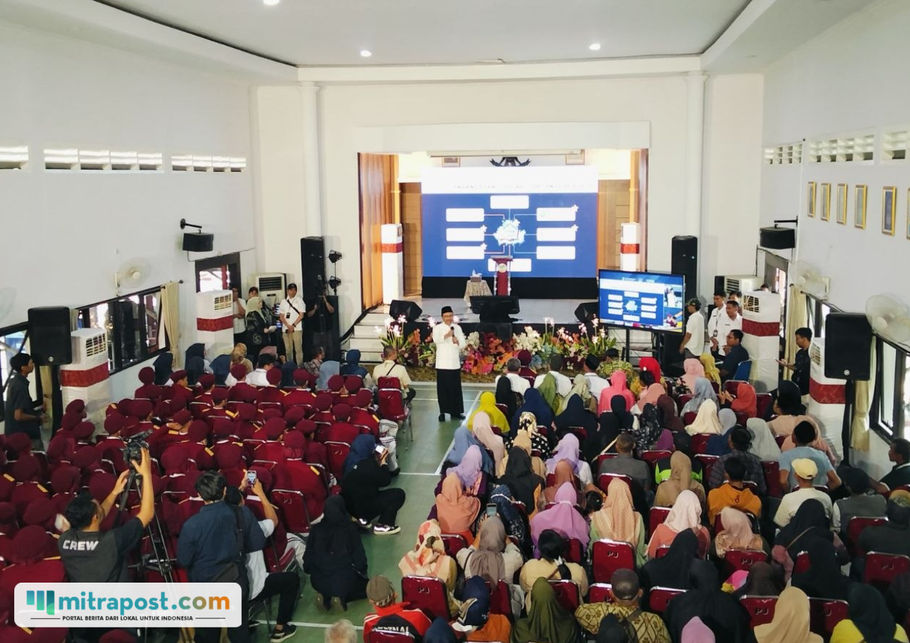 Foto : Siswa Sekolah Rakyat rintisan berada di aula Sentra Margo Laras Pati, belum lama ini. (Sumber. Mitrapost.com/ Ilham) Tlogowungu