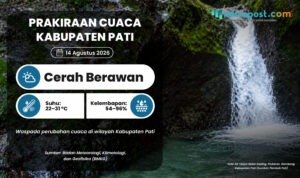 Cuaca di Pati Esok Hari Diperkirakan Cerah Berawan, Suhu Capai 31°C