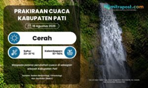 PRAKIRAAN CUACA 18 AGUSTUS 2026 Potensi Perubahan Cuaca di Pati Selasa, 18 Agustus 2026: Cerah-Berawan