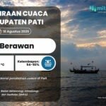 Prakiraan Cuaca Pati: Minggu Berawan dengan Suhu Capai 32 °C Prakiraan Cuaca Pati: Minggu Berawan dengan Suhu Capai 32 °C