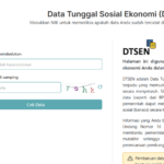 Laman Data Tunggal Sosial Ekonomi (DTSEN)/tangkap layar Laman Data Tunggal Sosial Ekonomi (DTSEN)/tangkap layar