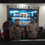 pati Foto : Barang bukti berupa gotri diperlihatkan saat Konferensi Pers, Kamis kemarin. (Sumber. Mitrapost.com/ Ilham)