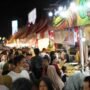 Foto : Pengunjung padati kawasan Alun-alun Simpang Lima Pati di Pekan Kreasi Pati. (Sumber. Mitrapost.com/ Ilham)