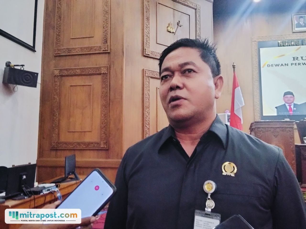 Foto : Ketua DPRD Kabupaten Pati, Ali Badruddin. (Sumber. Mitrapoat.com/ Ilham)