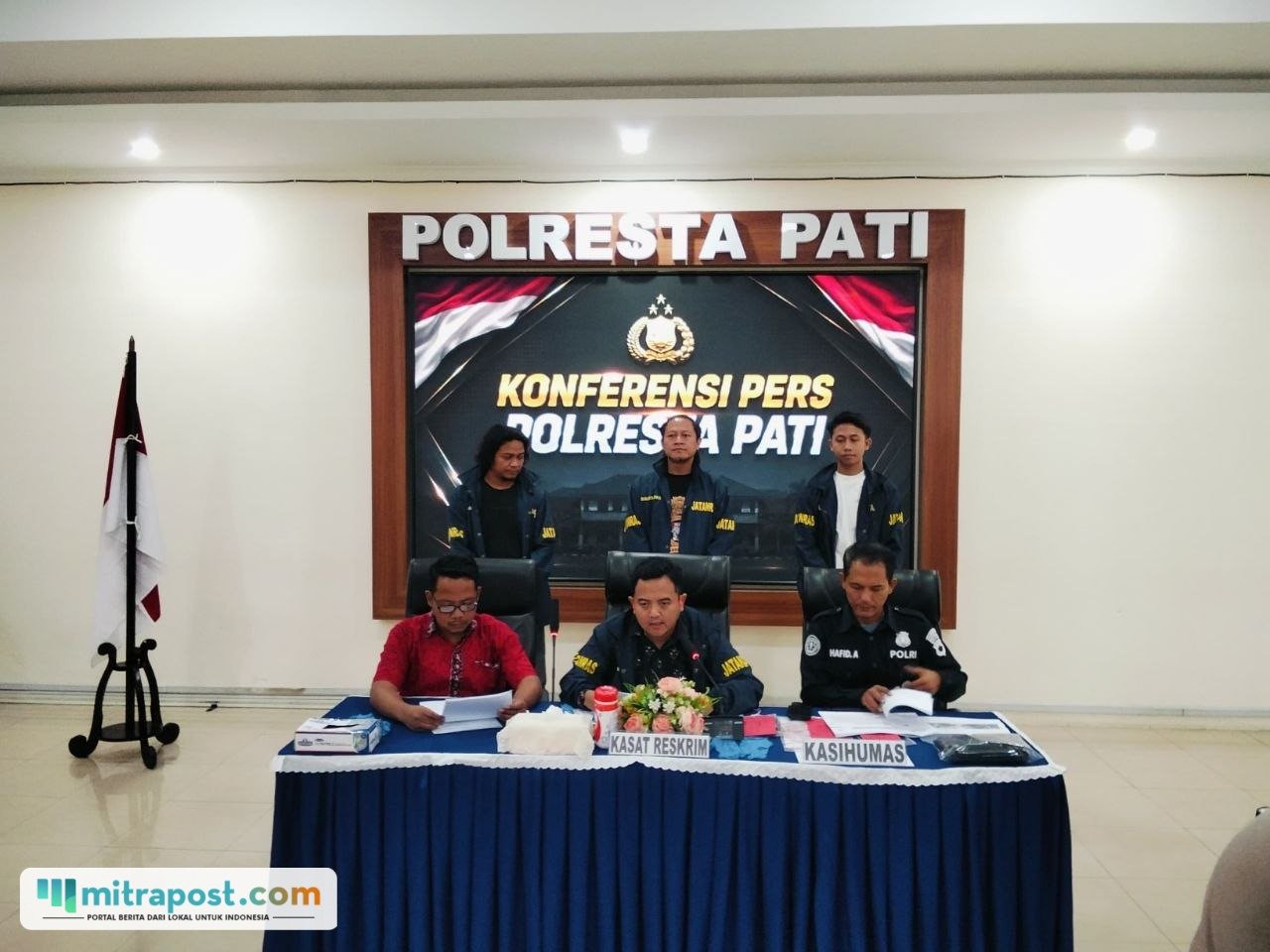 Foto : Kasat Reskrim Polresta Pati, Kompol Dika Hadian Widya Wiratama. (Sumber. Mitrapost.com/ Ilham) Buron Kasus Korupsi Tlogosari