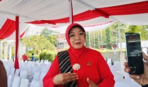 Foto : Ketua DPD Partai Golkar Kabupaten Pati sekaligus Ketua Fraksi Golkar DPRD Pati, Endah Sri Wahyuningati. (Sumber. Mitrapost.com/ Ilham)