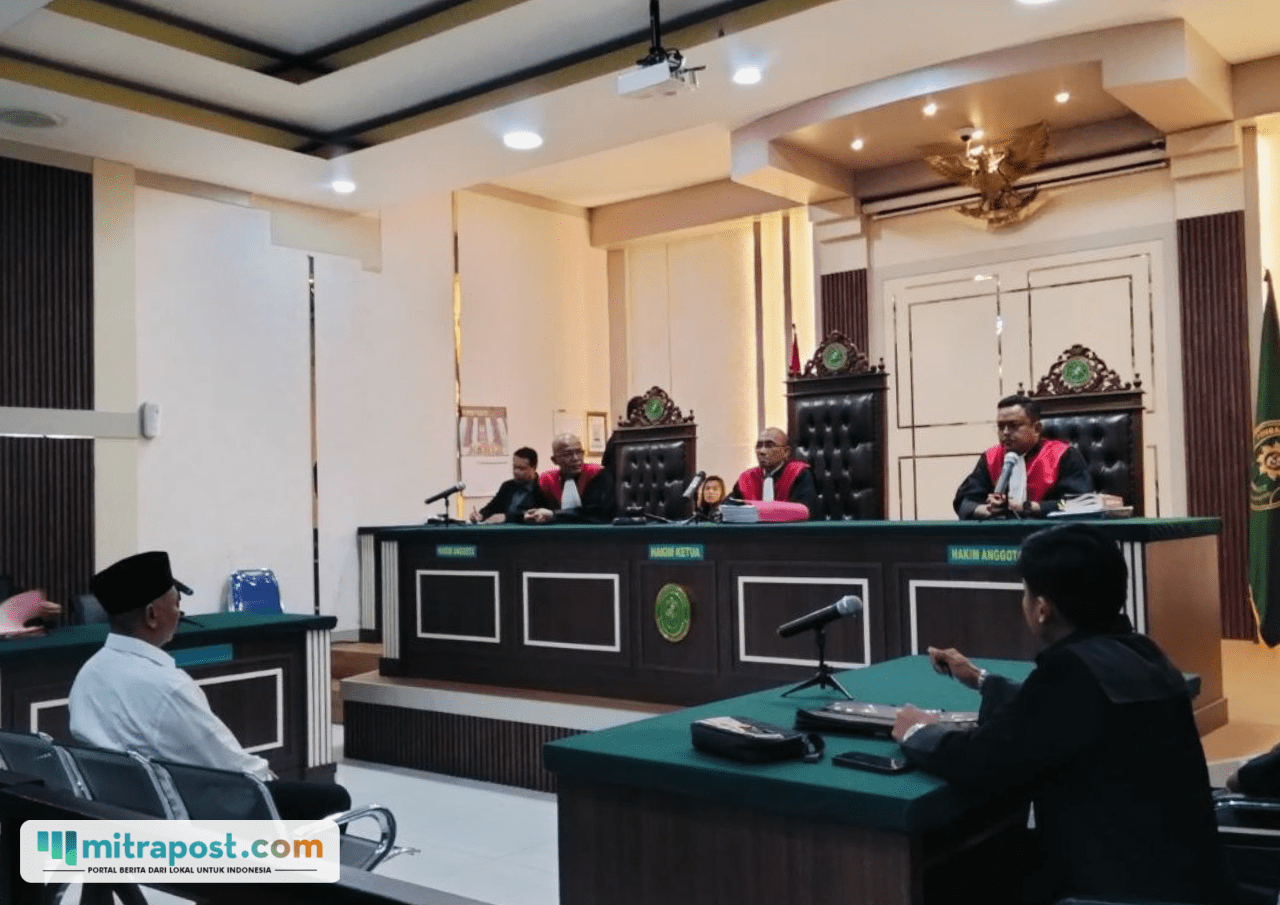 Foto : Sidang Perdana Kasus Kekerasan Seksual di Ruang Cakra PN Pati Digelar Tertutup, Selasa (11/08/2026) siang. (Sumber. Mitrapost.com/ Ilham)