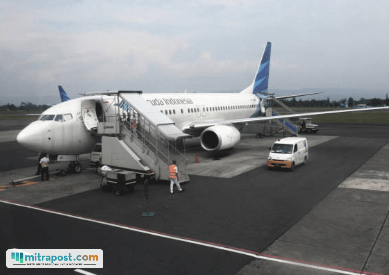 Pesawat Garuda Indonesia Alami Insiden Pecah Ban di Bandara Soekarno-Hatta