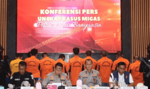 429.600 Liter Minyak Ilegal Disita, Polres Musi Banyuasin Tetapkan 22 Tersangka