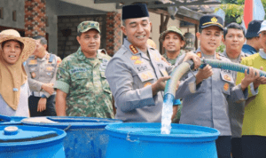 Foto : Bantuan Air bersih di Desa Tambahmulyo Kecamatan Jakenan. (Dok. Pemdes Tambahmulyo)