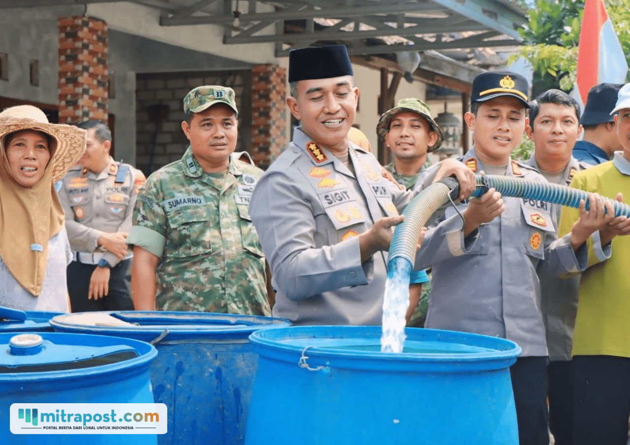 Foto : Bantuan Air bersih di Desa Tambahmulyo Kecamatan Jakenan. (Dok. Pemdes Tambahmulyo)