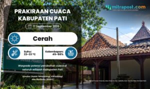 Wilayah Pati Esok Hari Diprediksi Alami Perubahan Cuaca Secara Menyeluruh
