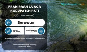 Cuaca di Pati Diprediksi Berawan Esok Hari