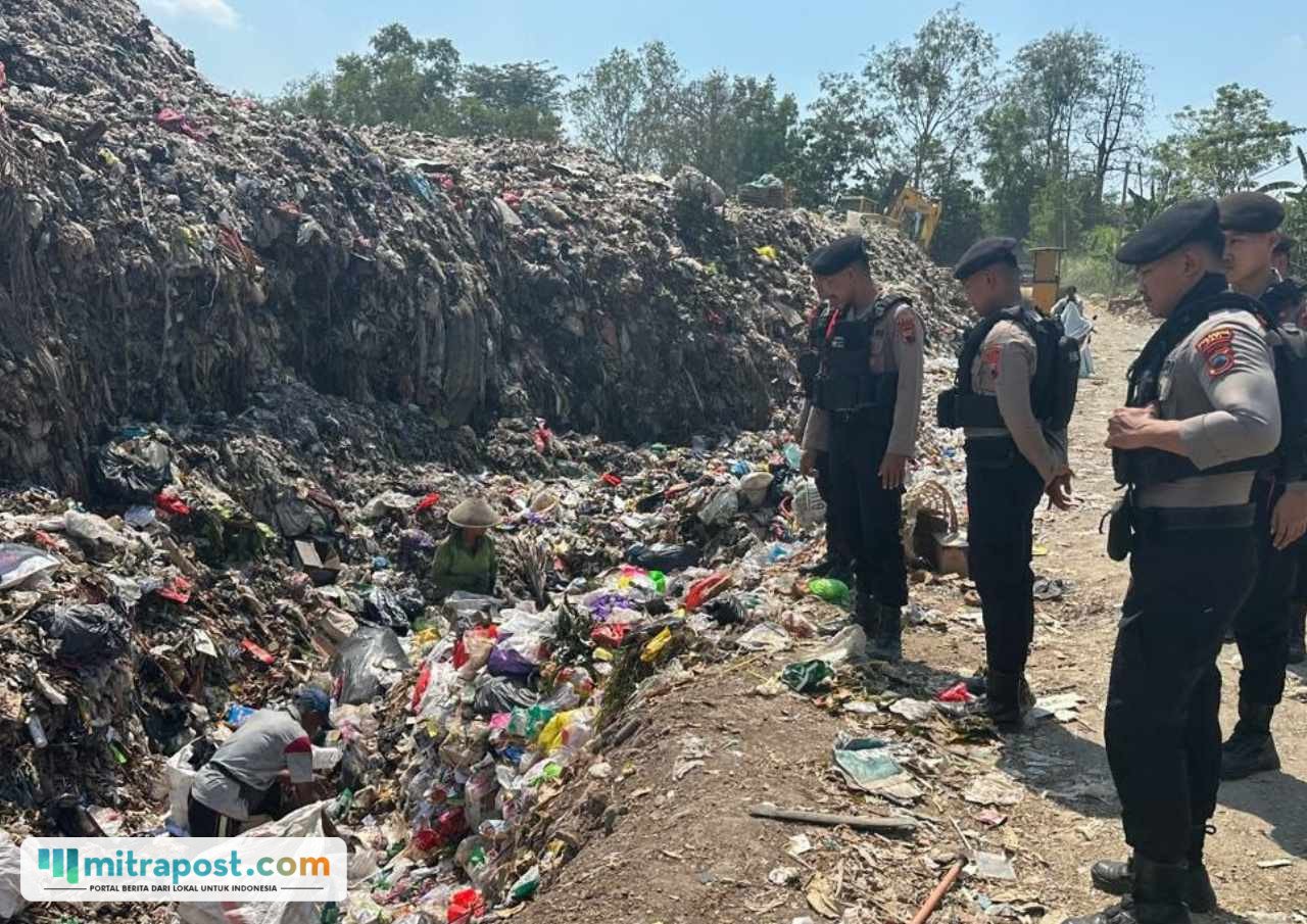 Foto : Polresta Pati melakukan pengecekan terhadap TPA Sukoharjo Kecamatan Margorejo, belum lama ini. (Dok. Humas Polresta Pati) Kebakaran