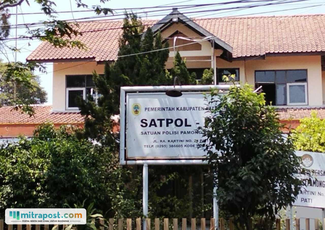 Foto : Eks Kantor Satpol PP Kabupaten Pati. (Sumber. Mitrapost.com/ Ilham)
