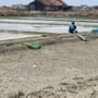 Foto : Kondisi tambak garam di Desa Ketitangwetan, Kecamatan Batangan. (Sumber. Mitrapost.com/ Ilham)