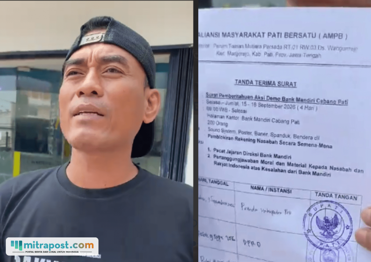 Koordinator Lapangan AMPB, Supriyono atau Botok (tangkap layar)