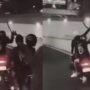 Sejumlah Pemotor Diduga Acungkan Celurit di Underpass Simpang Joglo Solo/tangkap layar