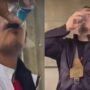Viral Sekumpulan Pria Minum Oli di Masjid untuk Tingkatkan Stamina/tangkap layar