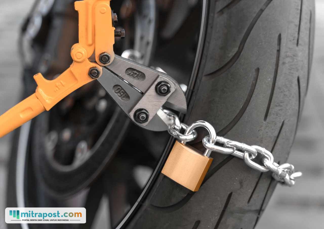 Ilustrasi pencurian motor/magnific