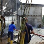Foto : Kebakaran kandang ayam di Desa Jimbaran, Kecamatan Kayen Kabupaten Pati. (Dok. Damkar Satpol PP Pati)