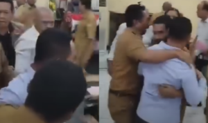 Video ricuh Rapat Paripurna DPRD Ende/tangkap layar