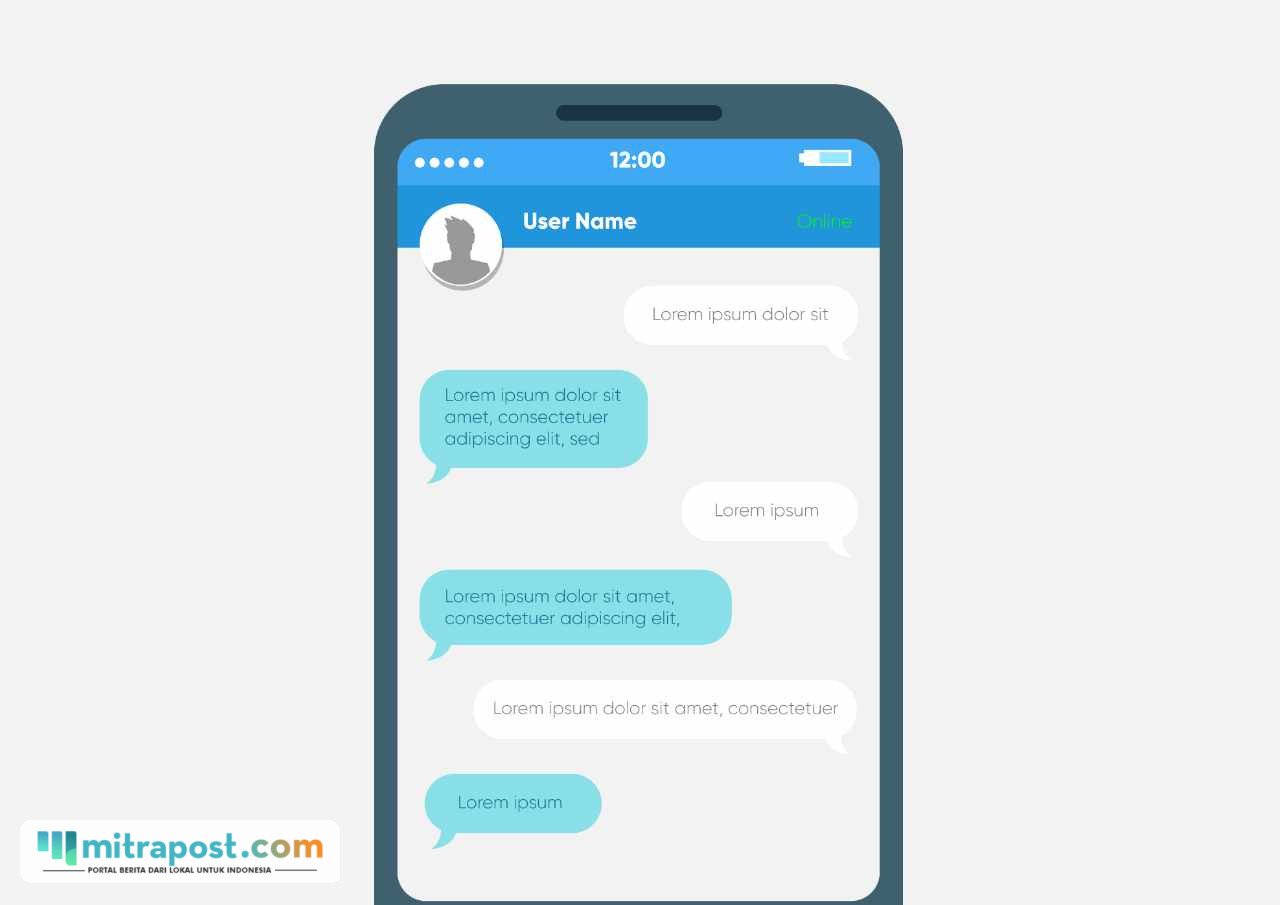 Ilustrasi chat /freepik