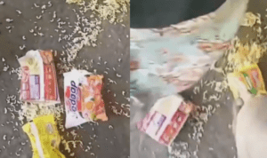 Viral Warga Injak Bantuan Gempa Flores /tangkap layar