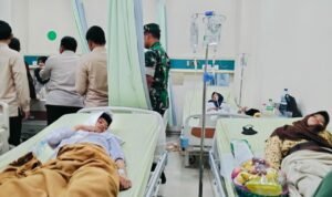 Foto : Siswa Diduga menjadi korban dugaan keracunan menu MBG masih dirawat inap di RS KSH Pati. (Sumber. Mitrapost.com/ Ilham)