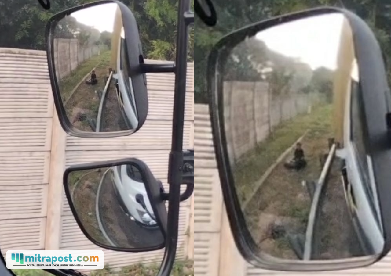 Saat Istirahat di Depan Gerbang Tol, Sopir Truk Asal Pati Kaget Bannya Digasak Maling