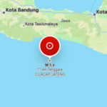 lokasi gempa bumi Cilacap/bmkg lokasi gempa bumi Cilacap/bmkg