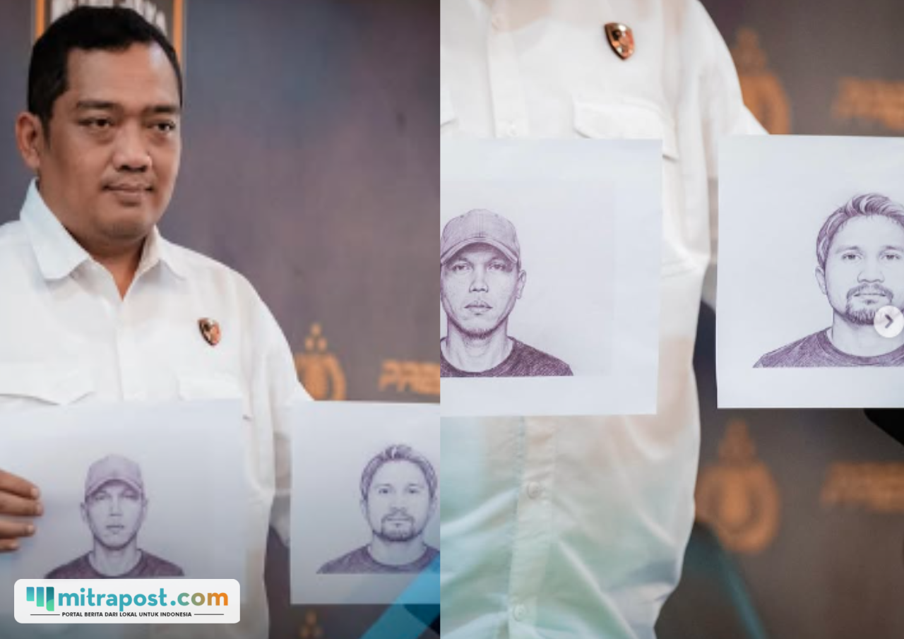 Polisi Ungkap Sketsa Wajah 2 Pelaku Pengeroyokan Bambang Setiawan saat Kericuhan di Pejompongan