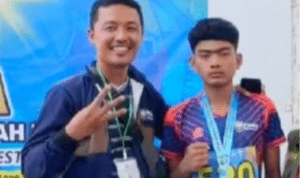 Atlet Cabor Atletik Tri Lomba Rembang Raih Medali Perunggu di Popda Jateng 2026/rembangkab