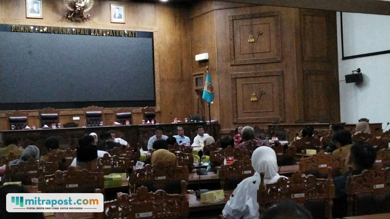 Foto : Audiensi di DPRD Kabupaten Pati. (Sumber. Mitrapost.com/ Ilham)