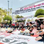 Foto : POS Gelar Ruwatan di Alun-alun Simpang Lima Pati. (Sumber. Mitrapost.com/ Ilham)