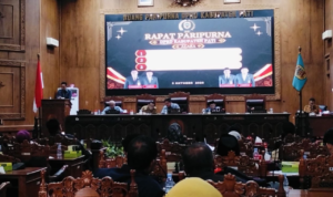Foto : Rapat Paripurna DPRD Kabupaten Pati. (Sumber. Mitrapost.com/ Ilham)