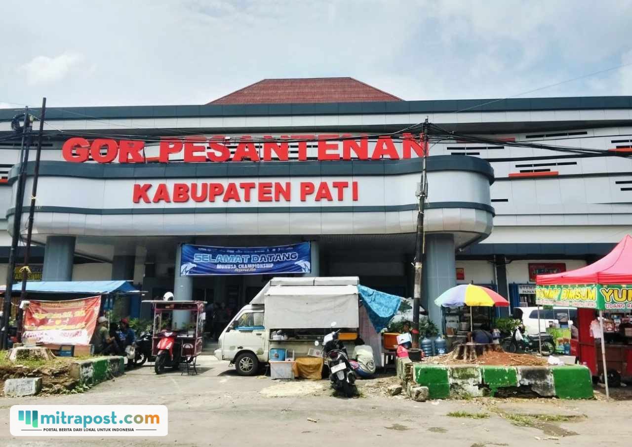 Foto : GOR Pesantenan Kabupaten Pati. (Sumber. Mitrapost.com/ Ilham)