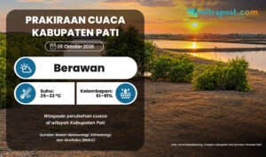 Cuaca di Pati Esok Hari Diprediksi Berawan